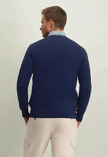 State Of Art Pullover mit V-Ausschnitt Kobaltblau - Größe M günstig online kaufen