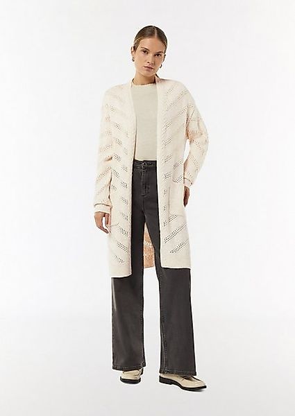 Comma Strickjacke Strickcardigan mit zarten Pailletten günstig online kaufen