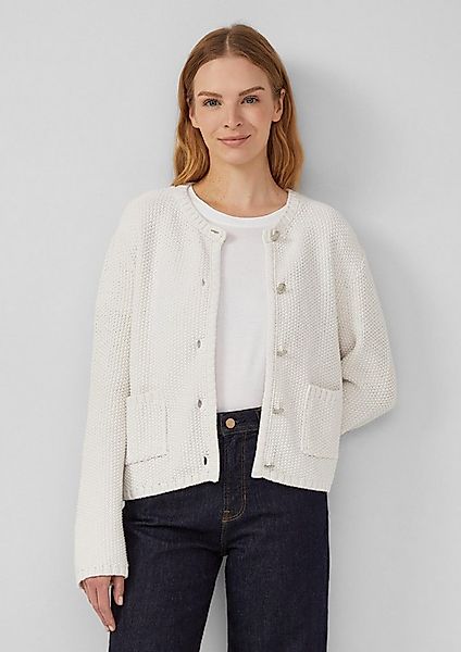 s.Oliver Cardigan Strickjacke Trachtenstrickjacke, Volksfest günstig online kaufen