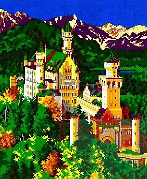 Stick it Steckpuzzle Schloss Neuschwanstein im Sommer, 13000 Puzzleteile, B günstig online kaufen