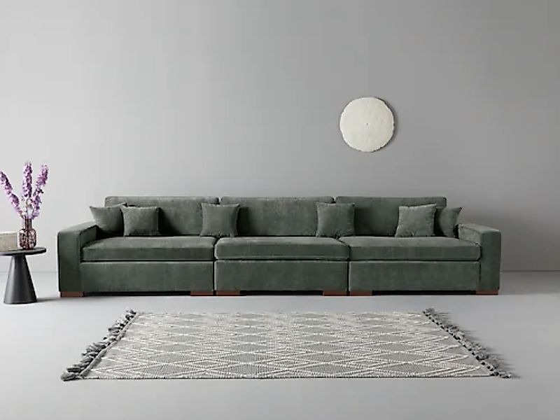 Home affaire 3-Sitzer »Skara XXL«, Lounge-Sofa XXL mit Federkern-Polsterung günstig online kaufen