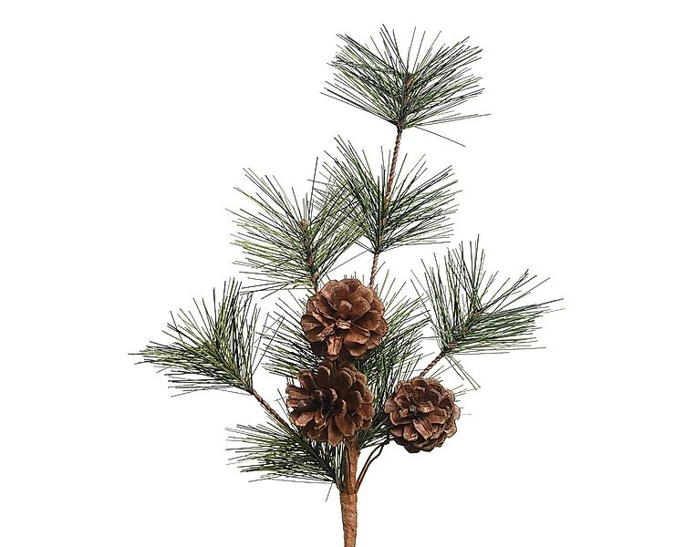 Kunstblume, Kaemingk, Tannenzweig künstlich mit Zapfen 30cm günstig online kaufen