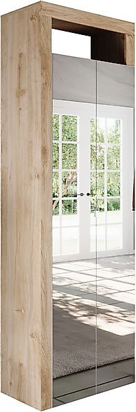 INOSIGN Schuhschrank »Hamburg Höhe 195 cm, Hochschrank, 2 Spiegeltüren, dek günstig online kaufen