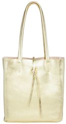Caspar Schultertasche Mittelgroße Leder Shopper Damen günstig online kaufen