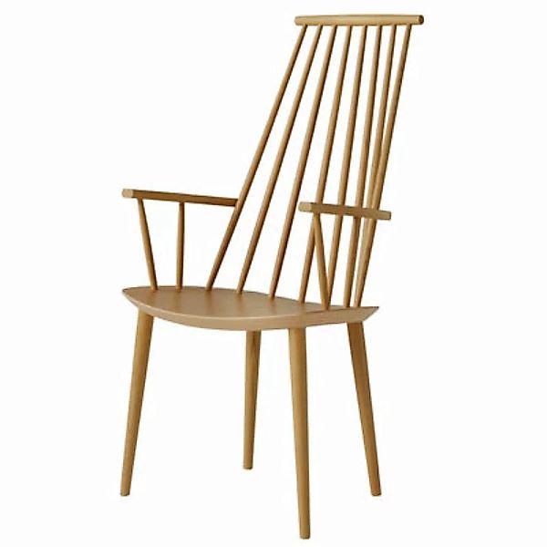Sessel J110 holz natur Eiche geölt / Neuauflage 1960er Jahre - Hay - Holz n günstig online kaufen