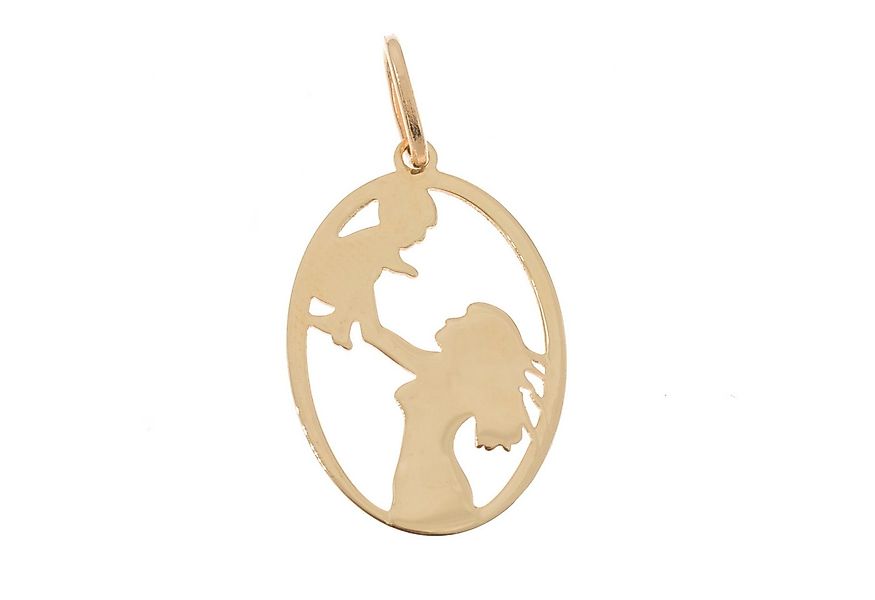 Bella Carina Kettenanhänger Goldanhänger Mutter mit Kind 585 Gold 14 Karat, günstig online kaufen