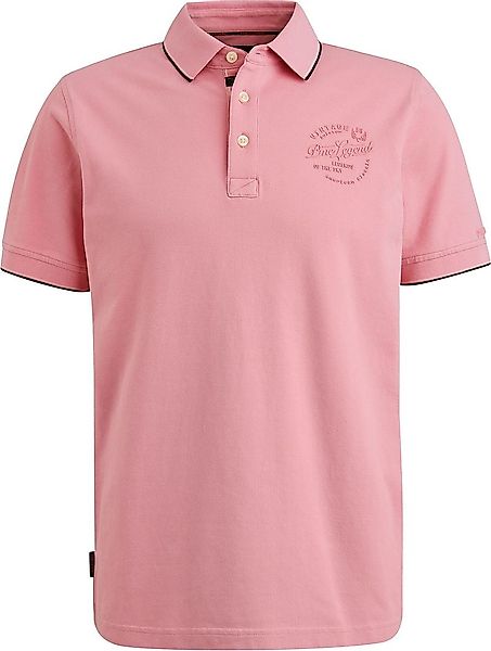 PME Legend Poloshirt Piqué Logo Rosa - Größe S günstig online kaufen