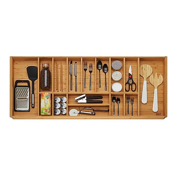 SO-TECH® Besteckeinsatz Bambus Besteckkasten ORGA-BOX 3 günstig online kaufen