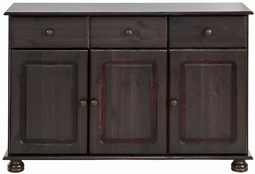 Home affaire Sideboard »Mette«, Kommode mit gefrästen, kugelförmigen Füßen, günstig online kaufen