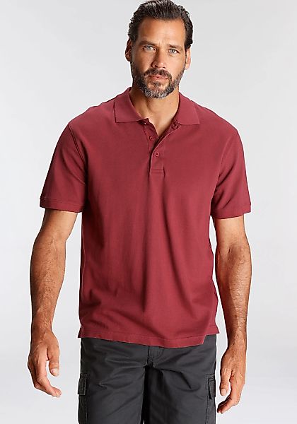 Mans World Poloshirt, Kurzarm, lockere Passform, unifarben günstig online kaufen