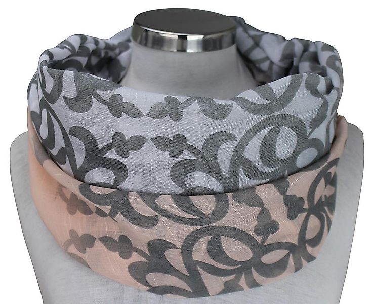 LOREZA Halstuch Damen Loopschal Schal Halstuch Tuch günstig online kaufen