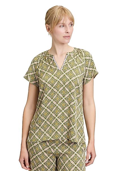 Cartoon Shirtbluse Cartoon Blusenshirt mit Muster günstig online kaufen