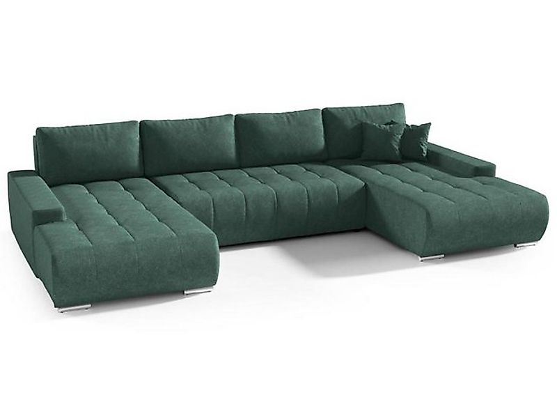 Beautysofa Ecksofa mit Bettkasten DRACO U, U-förmig, mit Schlaffunktion und günstig online kaufen