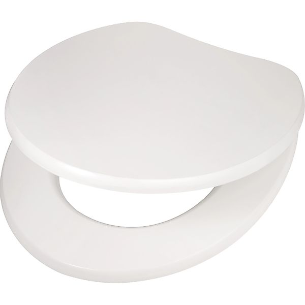 baliv WC-Sitz Logone MDF Holzkern Weiß günstig online kaufen
