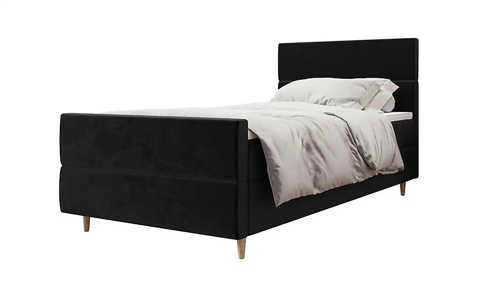 Boxbett mit Stauraum Flo Plus ¦ schwarz ¦ Maße (cm): B: 120 H: 114 Betten > günstig online kaufen