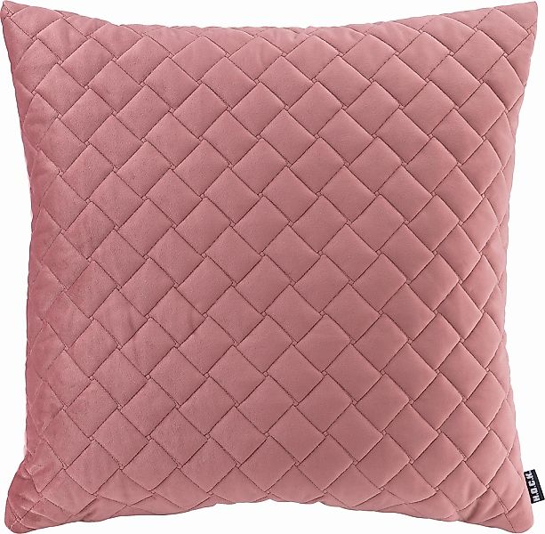 H.O.C.K. Dekokissen "Soft Nobile" mit gesteppten Mustern, Kissenhülle mit F günstig online kaufen