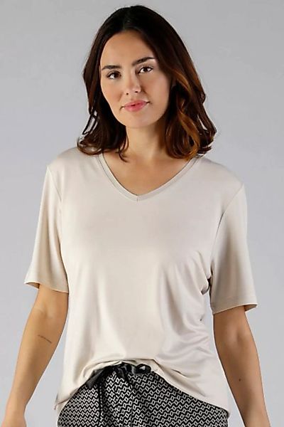 Nina Von C. Pyjamaoberteil Damen Pyjamashirt (1-tlg) Modalmischung günstig online kaufen