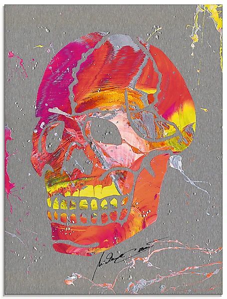 Artland Glasbild »Totenkopf 2« Körper 1 Stk. tlg. in verschiedenen Größen günstig online kaufen