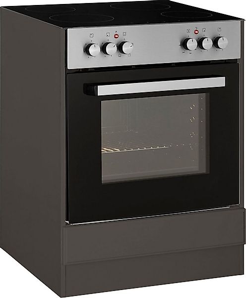 wiho Küchen Herdumbauschrank Erla 60 cm breit mit Kassettenfront, ohne Arbe günstig online kaufen