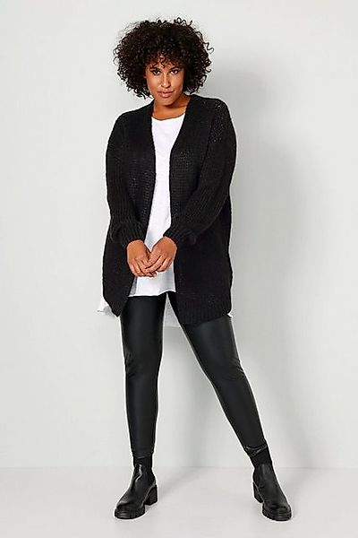 Angel of Style Strickjacke Strickjacke oversized offene Form V-Ausschnitt günstig online kaufen