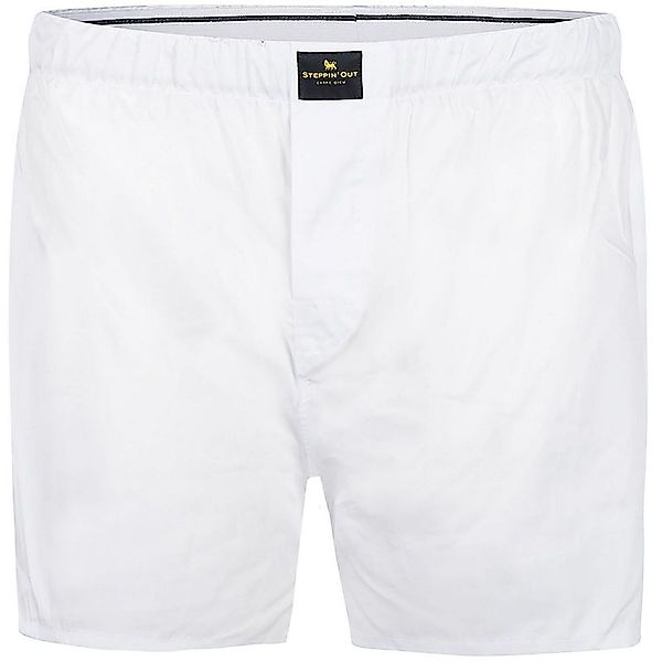 Steppin' Out Boxer weiß Oxford - Größe M günstig online kaufen