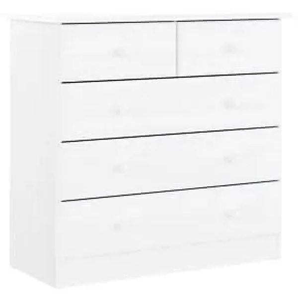 vidaXL Kommode ALTA Weiß 77x35x73 cm Massivholz Kiefer günstig online kaufen