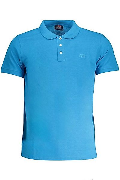 NORWAY 1963 Poloshirt Herren-Poloshirt Blau mit Stickerei - Kurzarm, 3 günstig online kaufen