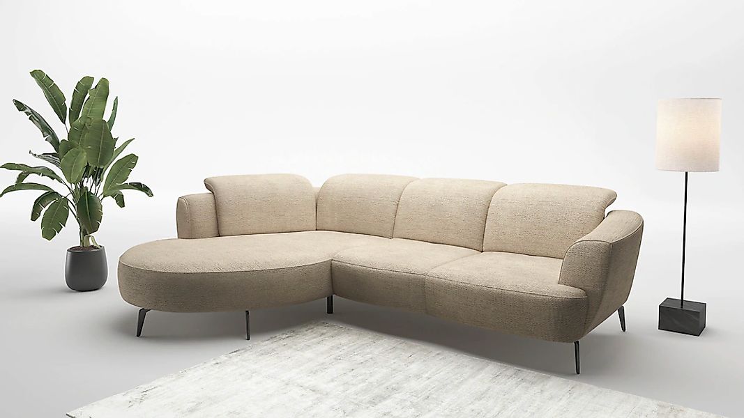 sit&more Ecksofa "Zoe", ink.Sitztiefenverstellung, wahlweise mit Kopfteilve günstig online kaufen