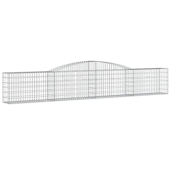 vidaXL Blumentopf Gabione mit Hochbogen 400x30x60/80 günstig online kaufen
