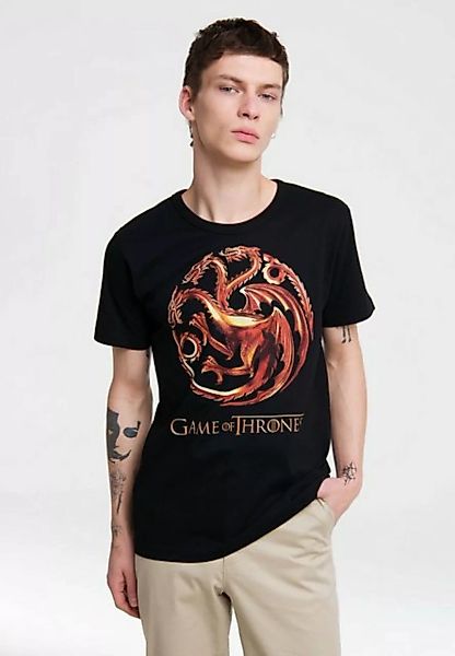 LOGOSHIRT T-Shirt Game Of Thrones - Targaryen mit großem Frontprint günstig online kaufen