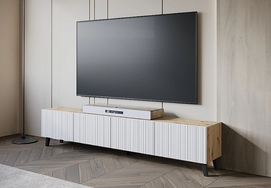 INOSIGN Lowboard "PHUKET", TV-Board mit Strukturfront, Breite ca. 190 cm günstig online kaufen