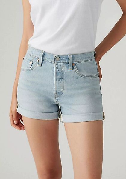 Levi's® Jeansshorts 501 Short Long Mit Knopfverschluss und krempelbarem Sau günstig online kaufen