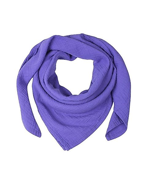 Musselin Welt Halstuch Musselin Halstuch in Lila aus Biobaumwolle, 100%Biob günstig online kaufen