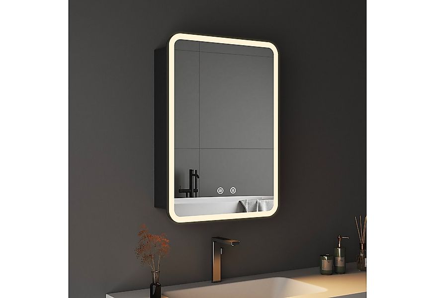 WDWRITTI Spiegelschrank mit beleuchtung 3Lichtmodi Dimmbar Badezimmerspiege günstig online kaufen