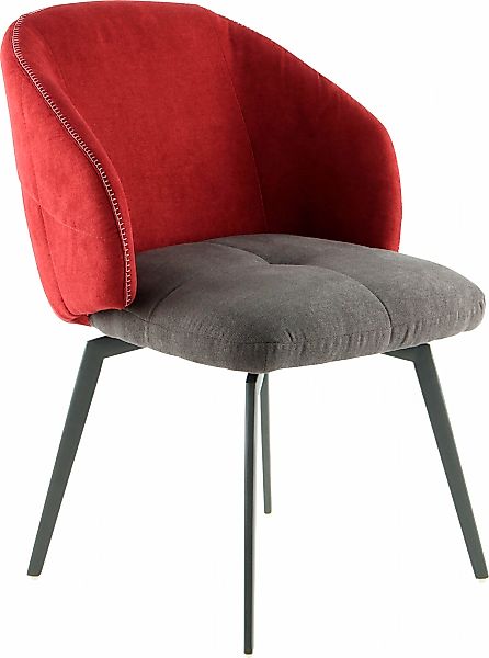 Kayoom Schalenstuhl "Stuhl Carol 225, dekorativer Stuhl im Retro-Look, zwei günstig online kaufen