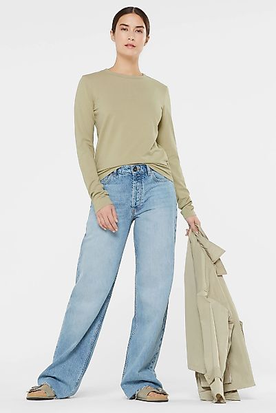 SENSES.THE LABEL Rundhalsshirt mit Baumwolle günstig online kaufen