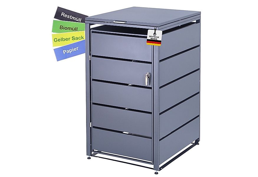 Albatros International Mülltonnenbox Mülltonnenbox 1er Tonne bis 240 Liter günstig online kaufen