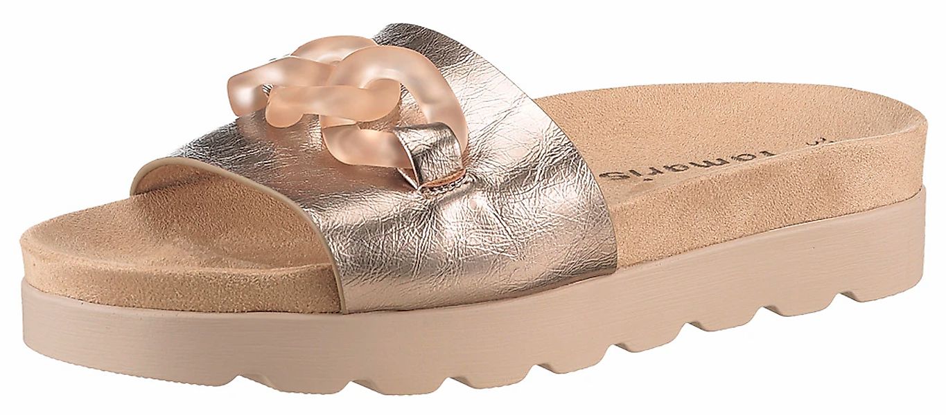 Tamaris Pantolette, Plateau, Sommerschuh, Schlupfschuh in veganer Verarbeit günstig online kaufen