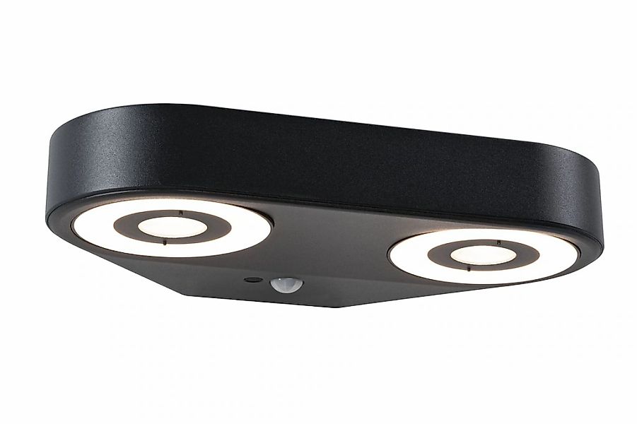 Paulmann LED Außen-Wandleuchte "Silma IP44 280x176mm 3000K 2x5,5 / 2x0,7W 2 günstig online kaufen