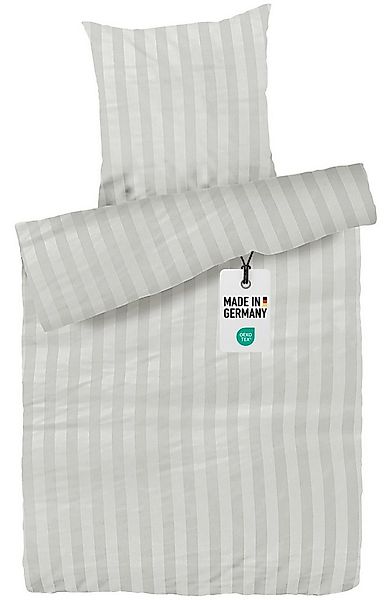 Carpe Sonno Bettwäsche Damast 135x200 155x220 Streifen Baumwolle elegante H günstig online kaufen