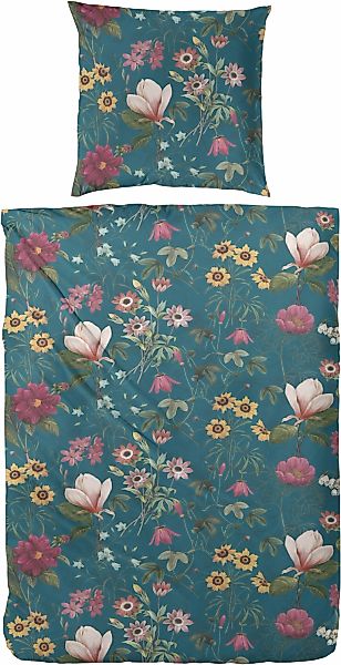 Primera Bettwäsche "Mako-Satin Bettwäsche Wilder Garten" 2 Stk. mit einem r günstig online kaufen