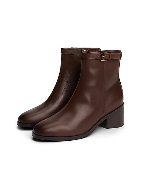 Tommy Hilfiger TH BUCKLE RIDING MID HEEL BOOTIE Stiefelette, Blockabsatz, B günstig online kaufen