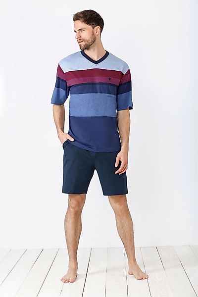 Hajo Schlafanzug Herren Shorty, Klima-Light günstig online kaufen
