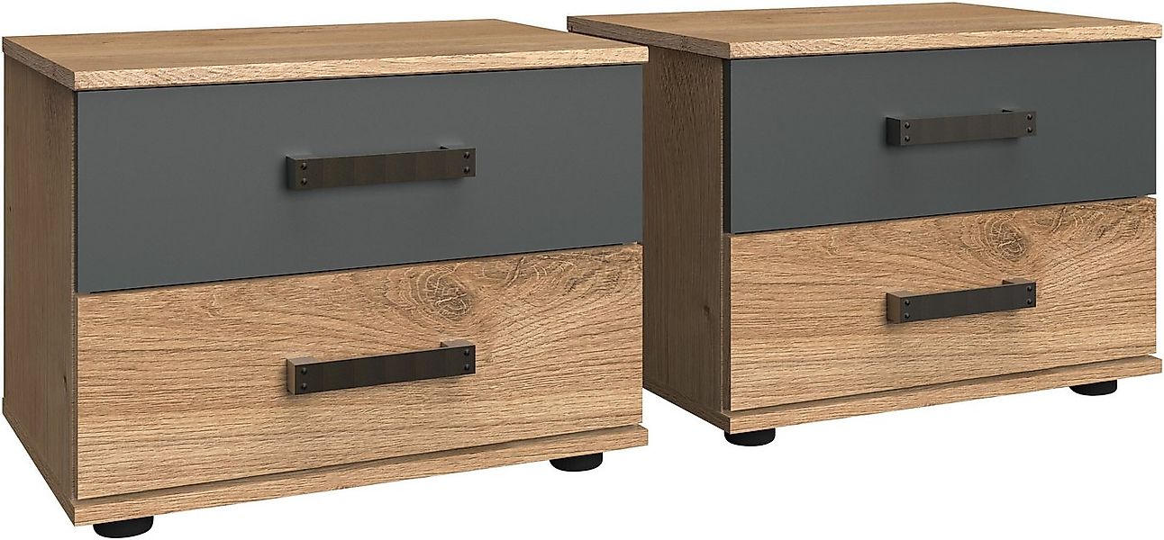 Wimex Nachttisch Stockholm, Nachtkommode 52cm breit, Made in Germany, Indus günstig online kaufen