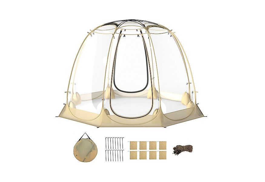 COSTWAY Wurfzelt, Personen: 6, Pop Up Zelt wetterfest, 265x265cm, bis -15℃ günstig online kaufen