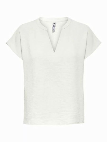 JACQUELINE de YONG Blusenshirt Einfarbige Kurzarm Bluse V-Ausschnitt Blusen günstig online kaufen