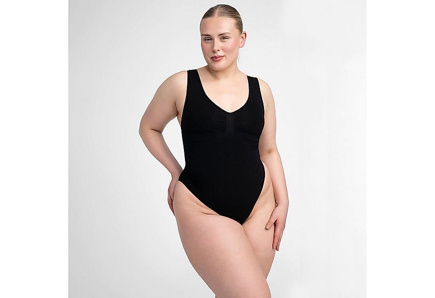 Creamy Fabrics Miederbody Tank Bodysuit Sculpting Shapewear mit String-Schw günstig online kaufen