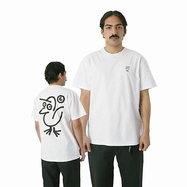 Cleptomanicx T-Shirt Sketch Gull - white günstig online kaufen