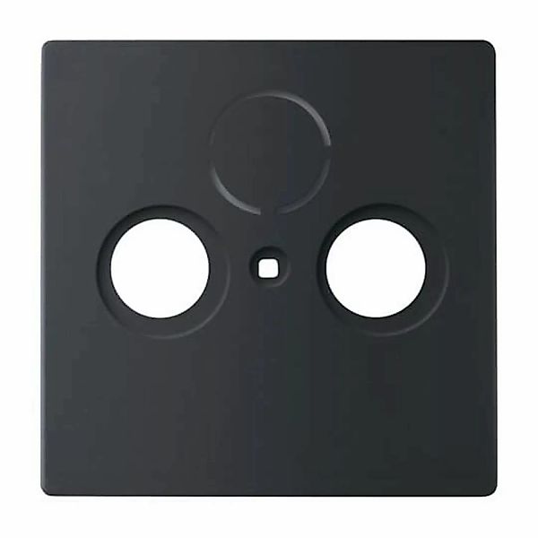 Busch-Jaeger Zentralscheibe sw mt f.Antennendose 2Loch 1743-885 - 2CKA00172 günstig online kaufen