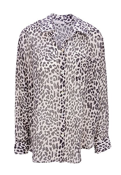 Seasons of April Hemdbluse EILEEN OVERSIZED Leo Hemdbluse, Leicht & Atmungs günstig online kaufen